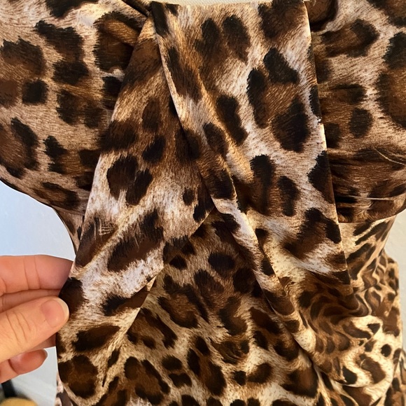 Vintage Fashion Magazine Strapless Animal Print Dress Size:M - Picture 5 of 7